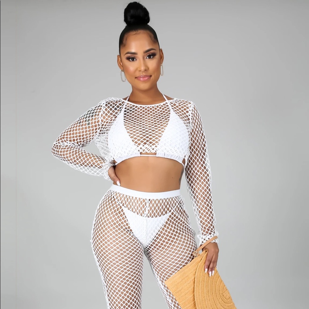 Netted Pant Set